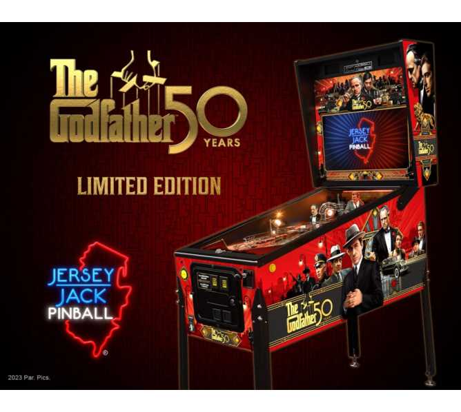 JERSEY JACK PINBALL THE GODFATHER LE Limited Edition Pinball Machine